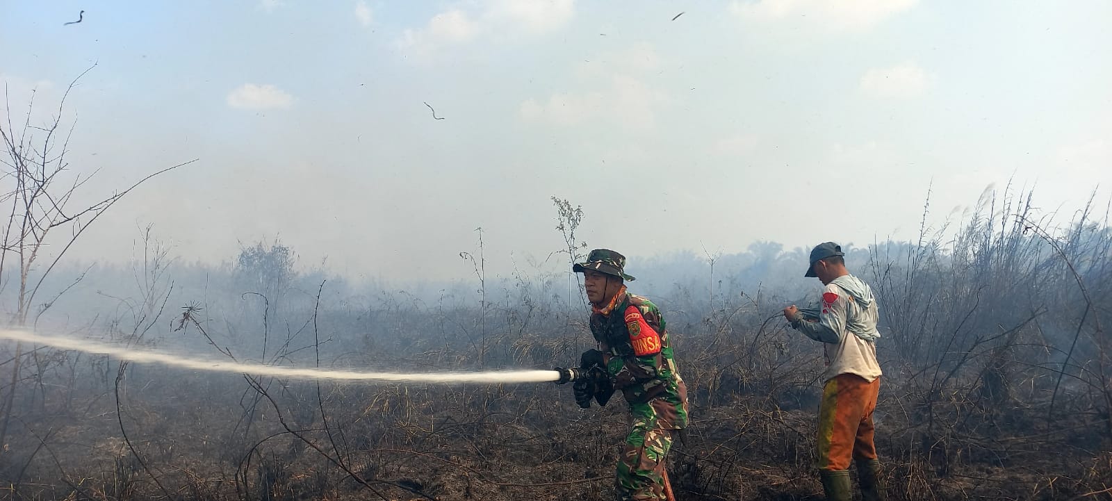 Karhutla di Pudak, 7 Hektar Lahan Warga Hangus Terbakar