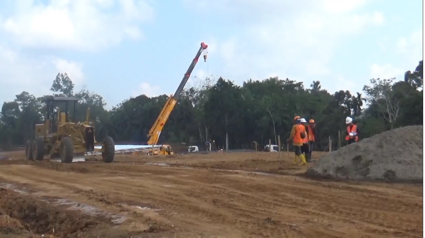 Pembangunan Tol Betung Jambi Sesi 3 Terkendala Cuaca Hujan