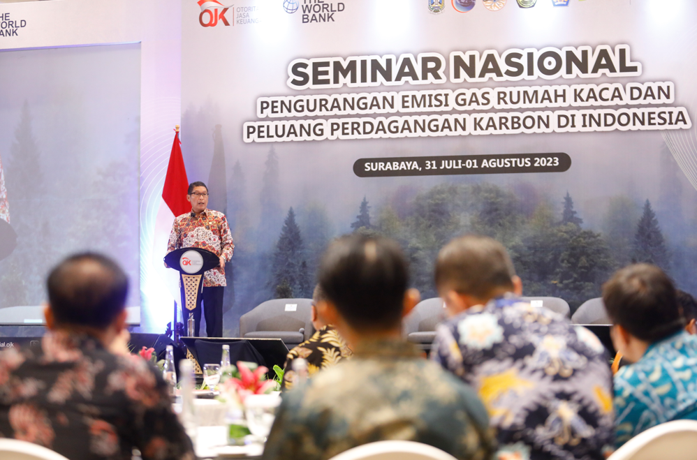 OJK Siapkan Penyelenggaraan Bursa Karbon dan Dukung Pengurangan Emisi Gas Rumah Kaca