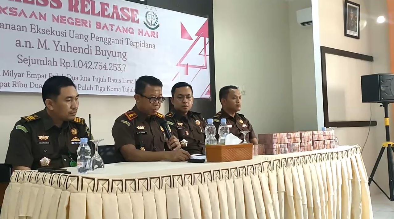 Jaksa Eksekusi Uang Pengganti Kasus Korupsi Pembangunan SPALD-T Senilai Rp. 1 Miliar Lebih