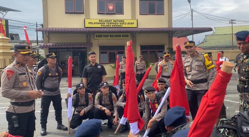 Kapolres Kerinci Lepas Tim TVC Ekspedisi Gunung Kerinci