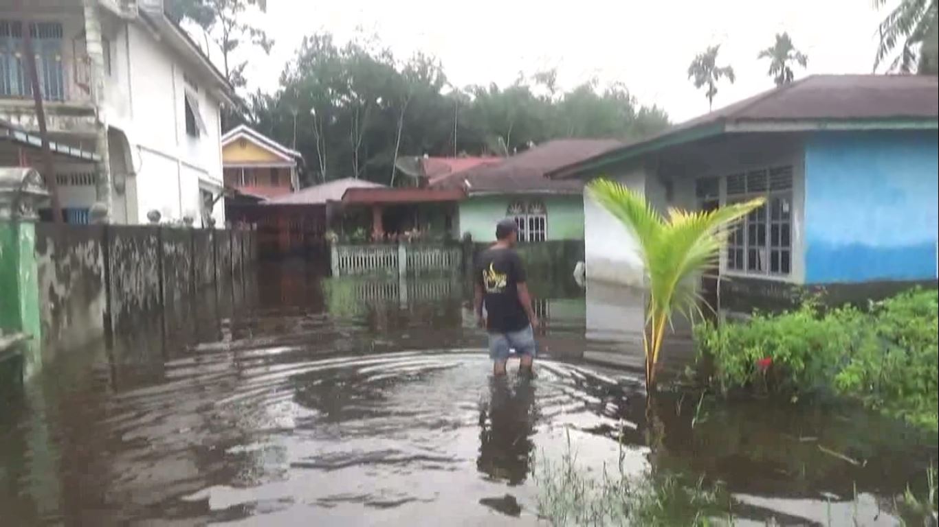 Diguyur Hujan Deras, Belasan Rumah Warga di Muara Bulian Terendam Banjir