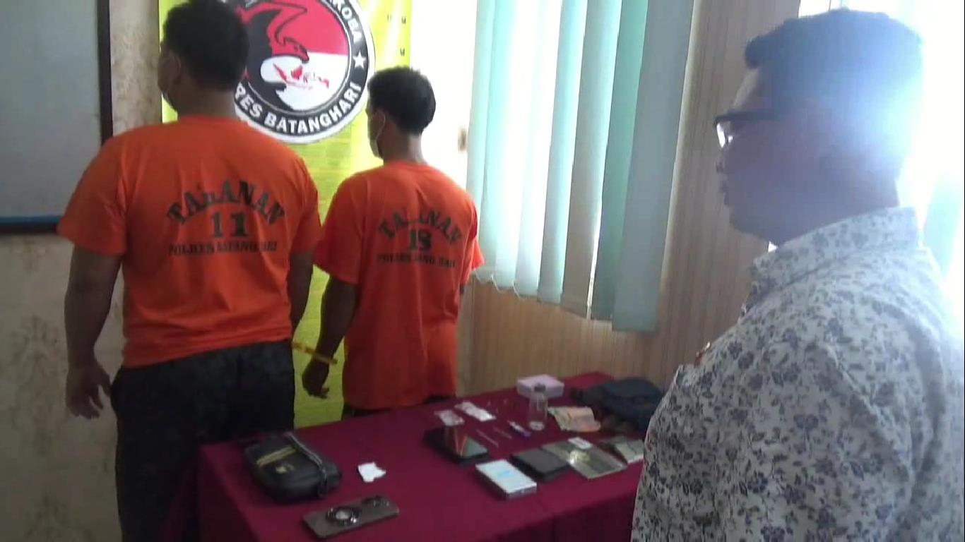 Seorang Bandar dan Kurir Sabu di Muara Bulian Diringkus Polisi