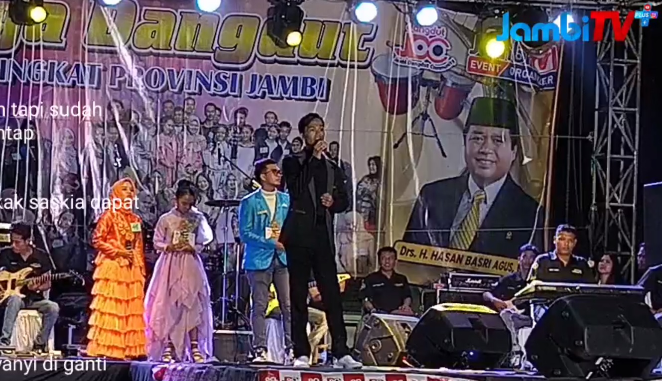 M. Arie Nugroho Juara 1 Liga Dangdut Jambi 2023