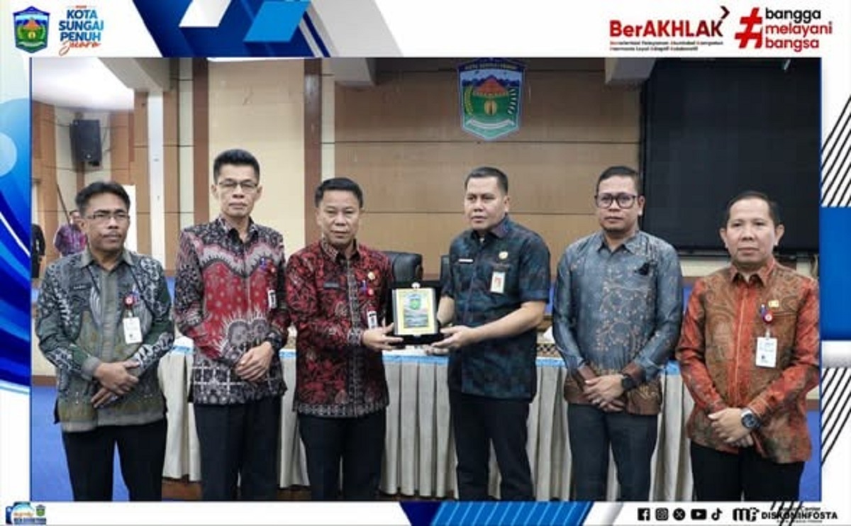 Sekda Alpian Terima Study Banding Dinkes Sarolangun Di Kota Sungai Penuh