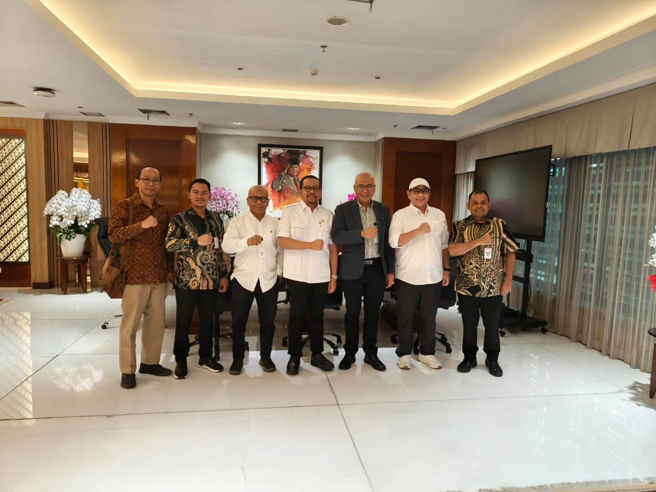 PWI Pusat dan DK Beraudiensi dengan KSP M. Qodari Bahas Persiapan HPN  2026