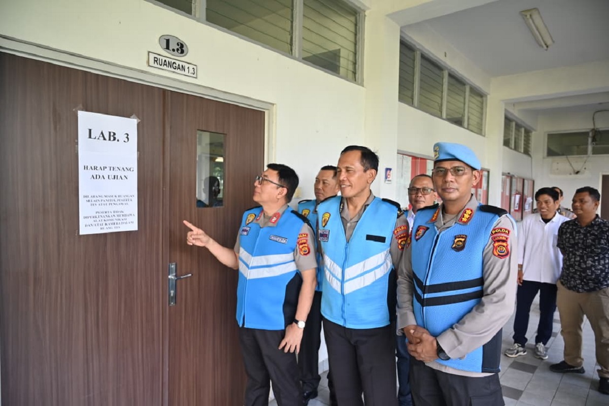 Wakapolda Jambi Tinjau Langsung Tes Psikologi Penerimaan Bintara Polri T.A 2026