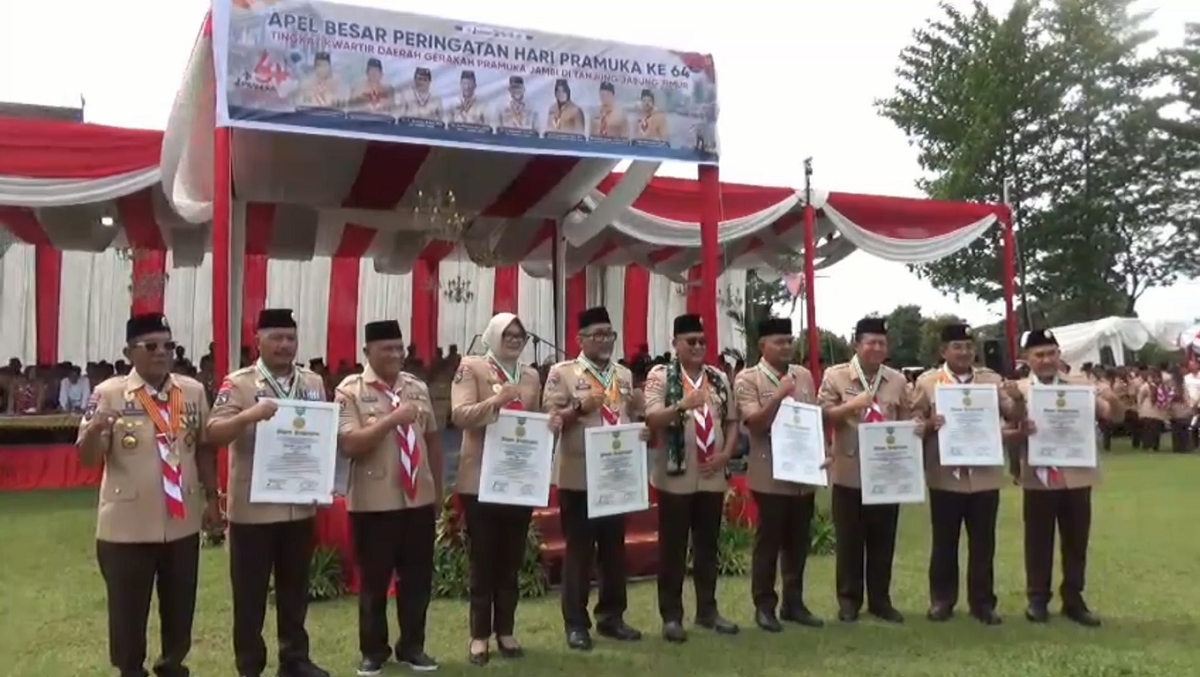 Peringatan Hari Pramuka ke-64 di Tanjabtimur, Dihadiri oleh Tokoh Besar Nasional