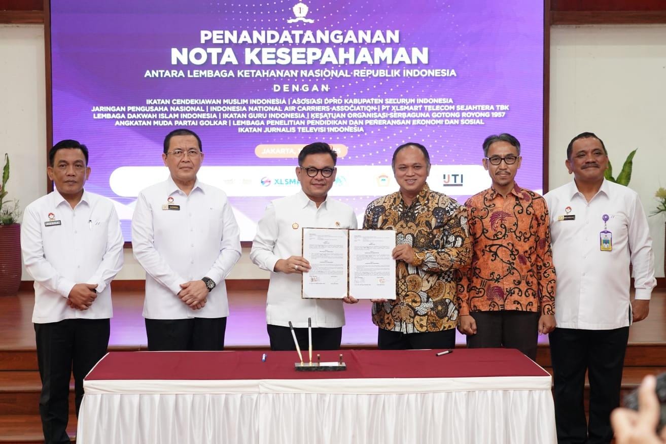 IJTI dan Lemhannas Teken MoU untuk Penguatan Wawasan Kebangsaan Jurnalis