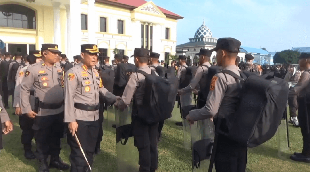 Pengamanan Pemilu 2024, 400 Personel Polresta Jambi Dikerahkan