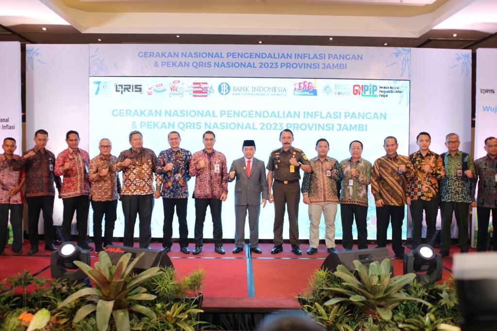 Kick Off GNPIP dan Opening Ceremony Pekan QRIS Nasional 2023 Provinsi Jambi Sukses Digelar