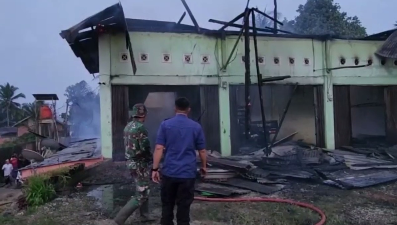 Catatan Kasus Kebakaran, 7 Rumah di Sarolangun Ludes Dilalap Si Jago Merah 