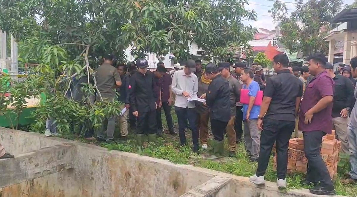 Pemkot Jambi Mulai Lakukan Pengukuran Pembangunan Kolam Retensi