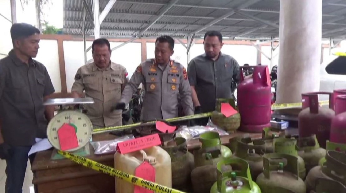 Bongkar Praktik Oplosan Gas Subsidi, Polres Batang Hari Sita 290 Tabung Gas 