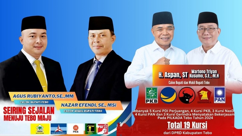 2 Calon Bupati Tebo Belum Memenuhi Syarat, KPU Berikan Waktu 3 Hari Untuk Perbaikan