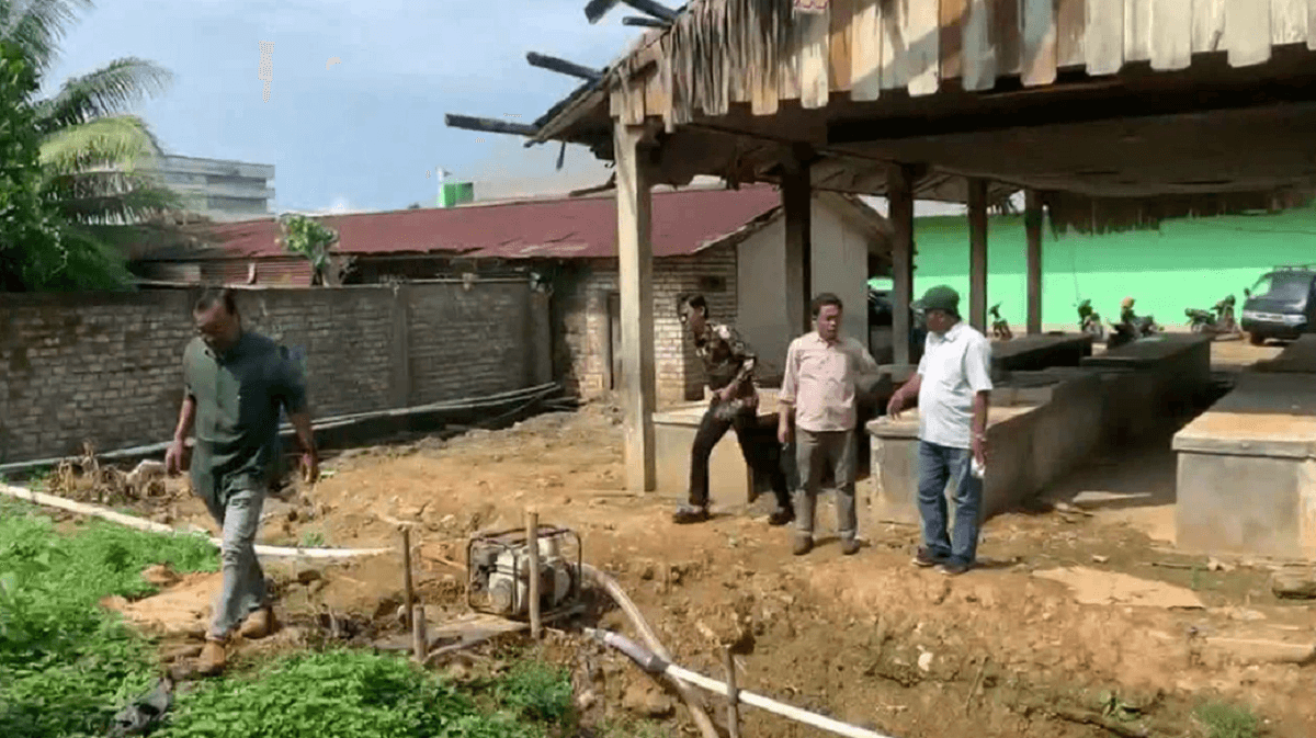 Pasar Muara Tembesi Jadi Langganan Genangan Air, 3 Unit Pompa Mesin Air Disiagakan