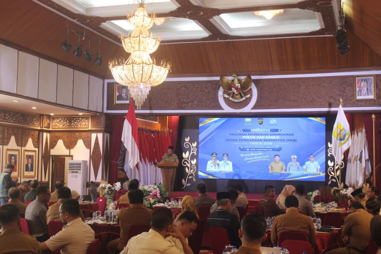Pemprov Jambi Evaluasi Pemutihan PKB, Wagub Sani Minta Sosialisasi Digencarkan