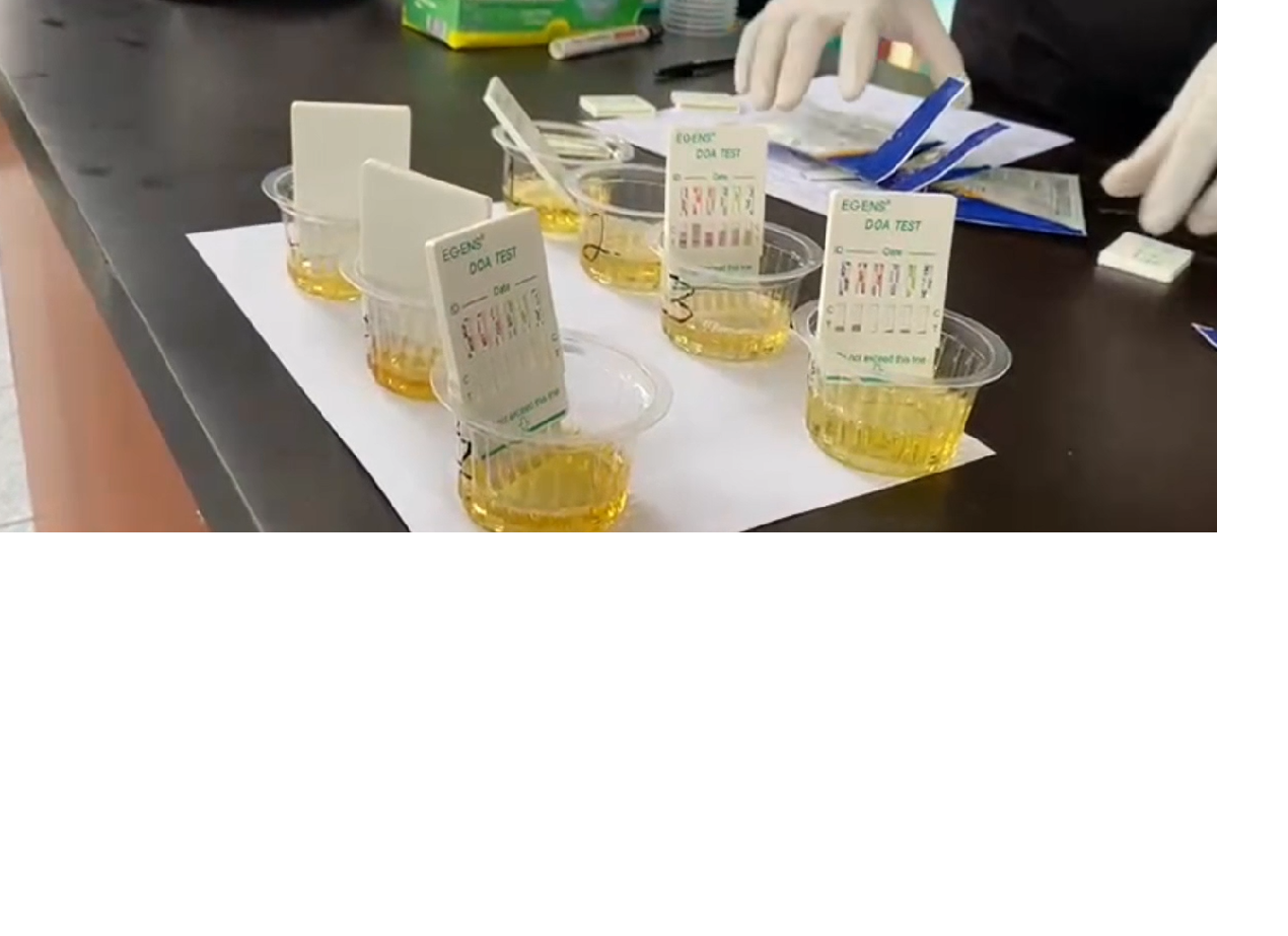 Ratusan Personel Polres Sarolangun Dites Urine