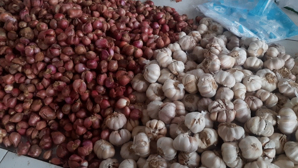 Pasokan Melimpah, Harga Bawang Merah Di Pasar Angso Duo Turun