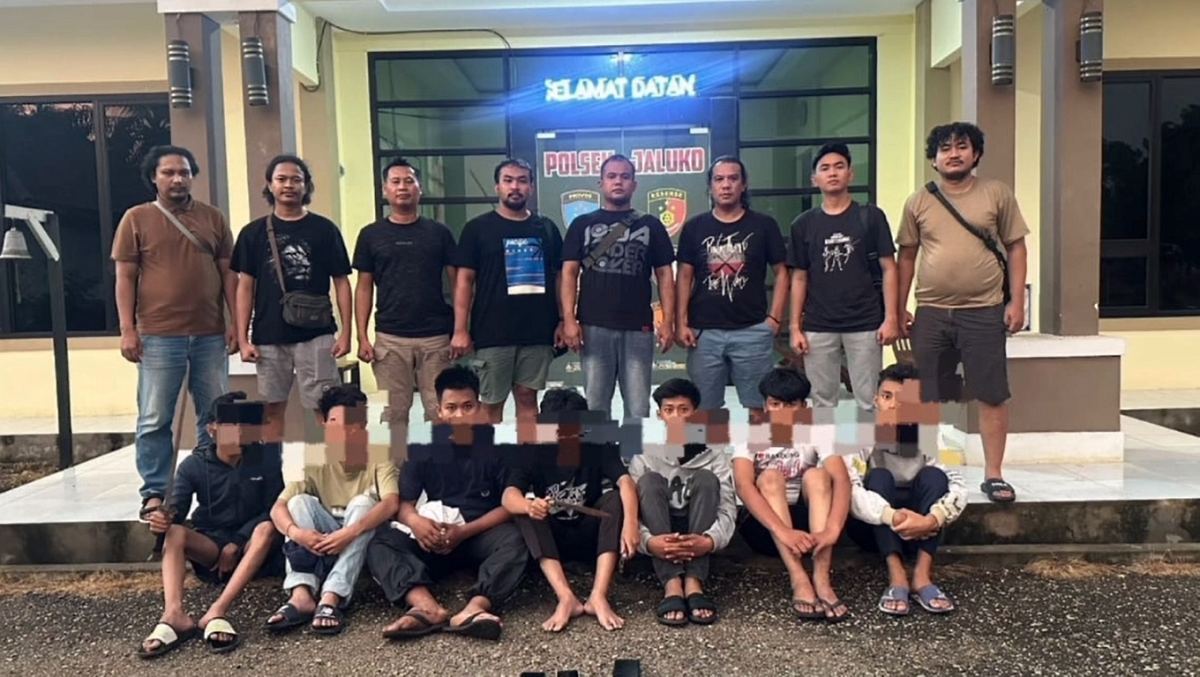7 Remaja di Mendalo Darat Ditangkap Polisi Akibat Kasus Tawuran