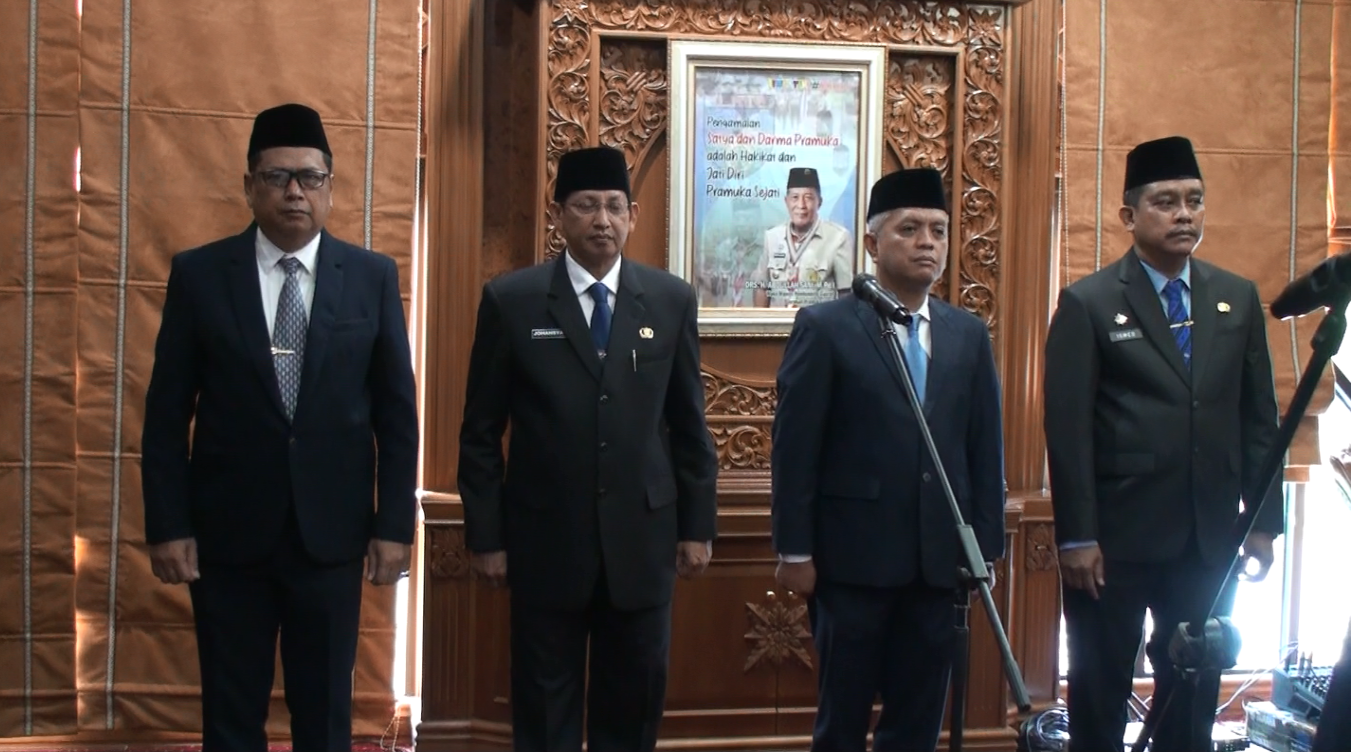 Perombakan Struktural, Pemprov Jambi Lantik Empat Pejabat Eselon II