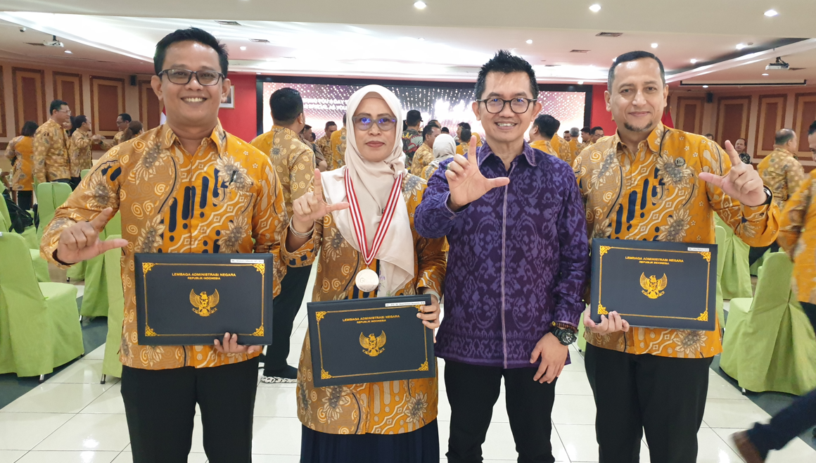 Jadi Pemimpin Perubahan, Tiga ASN Pemkot Jambi di Wisuda Lembaga Administrasi Negara RI