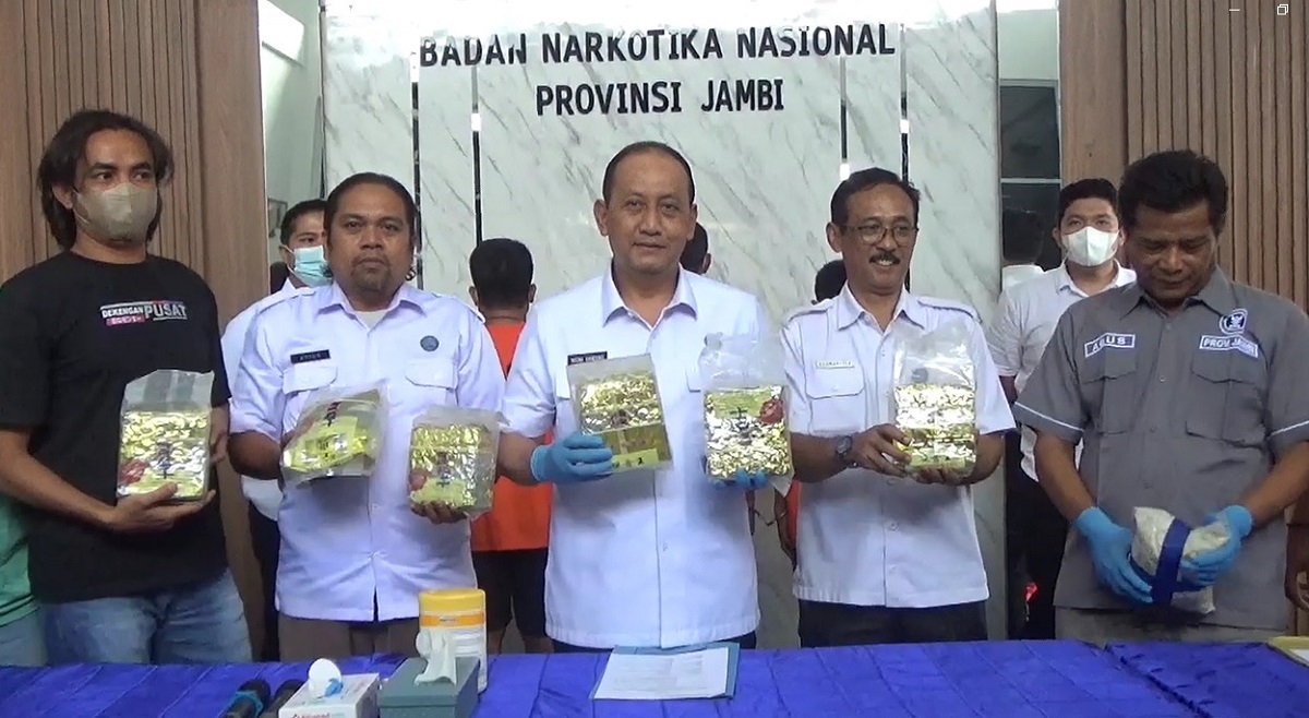 BNNP Jambi Berhasil Amankan 56 Tersangka Sepanjang Januari - Oktober 2023