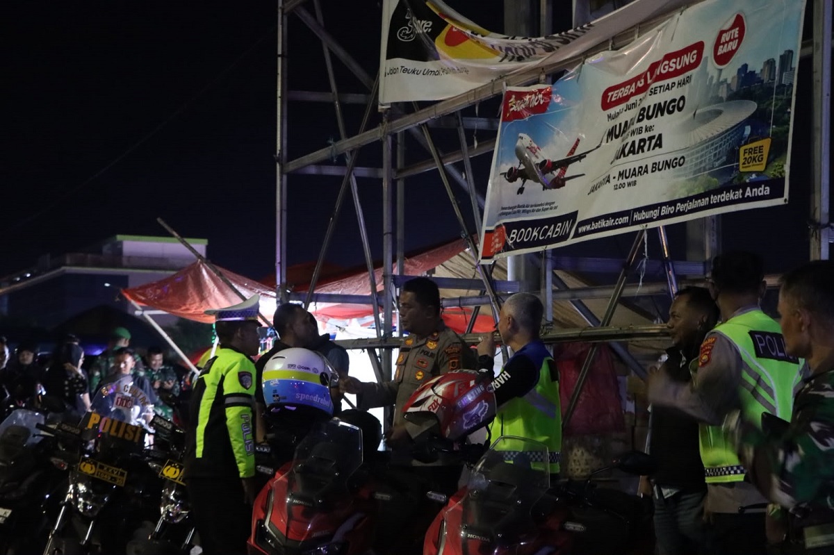 Polres Bungo dan Forkopimda Gelar Patroli Skala Besar, Geng Motor dan Balap Liar Jadi Sasaran