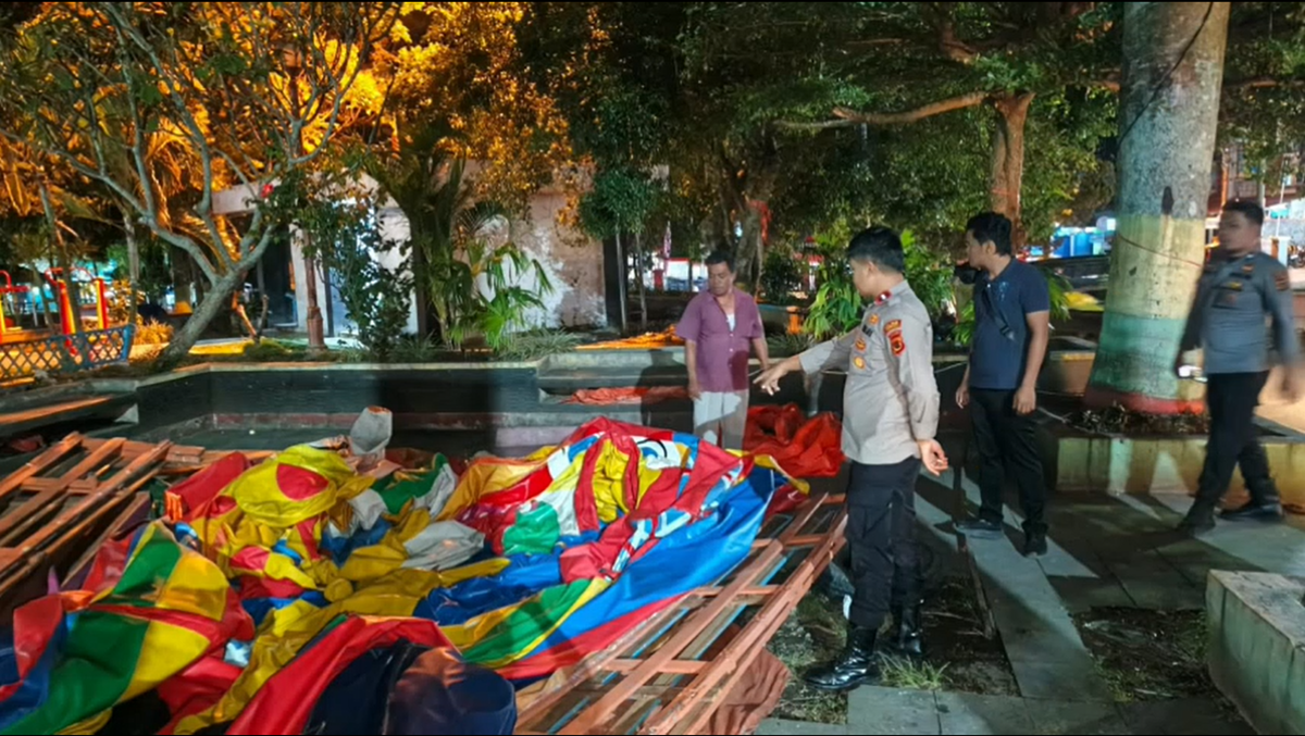 Wahana Bermain Istana Balon di Sungai Penuh Makan Korban 