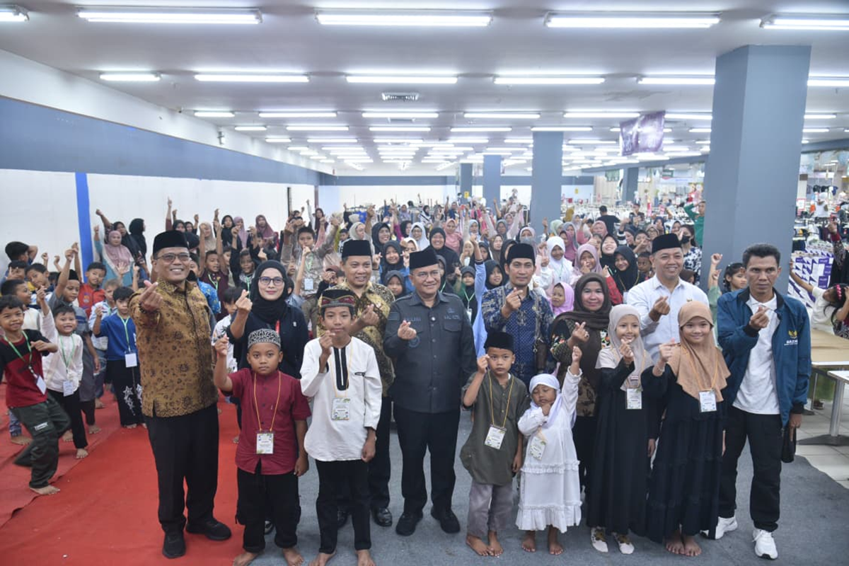 Wali Kota Jambi Apresiasi Program Belanja Bareng Anak Yatim dan Dhuafa Dari Baznas