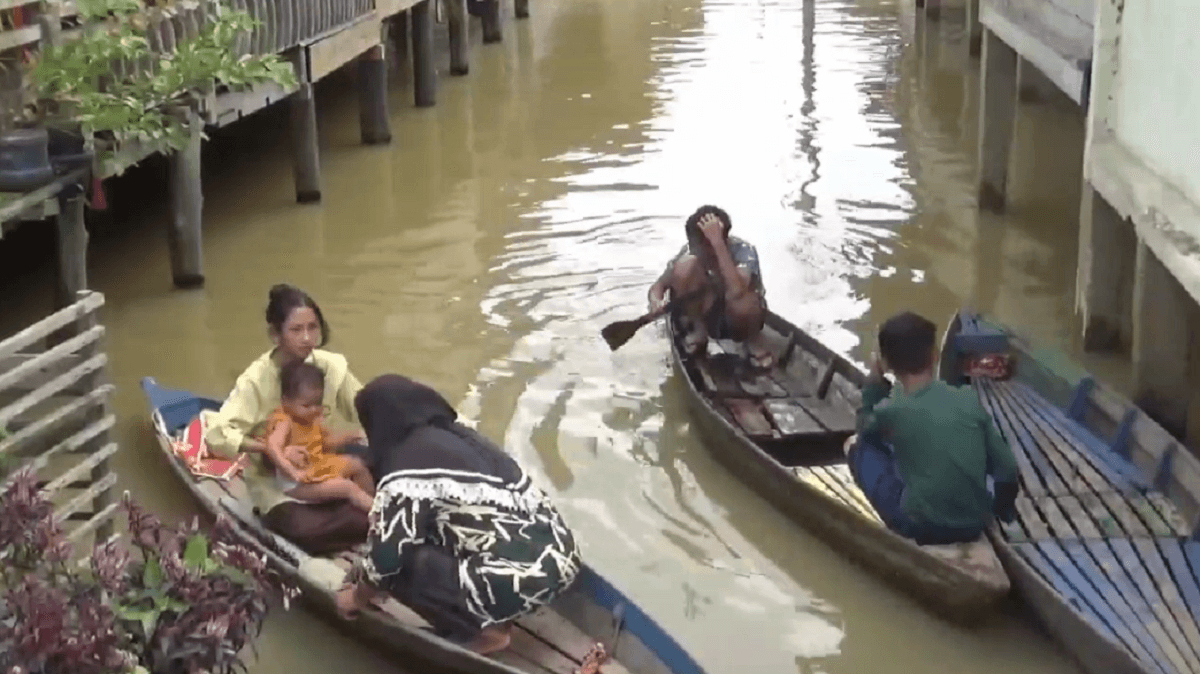 Sungai Batanghari Meluap, 150 Rumah Warga Tahtul Yaman Terdampak Banjir