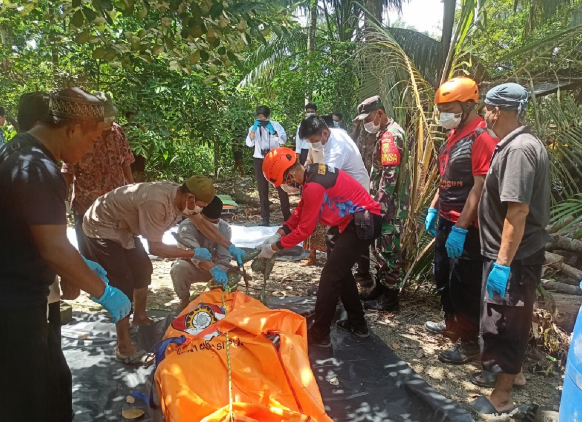 Seorang Pria di Sarolangun Ditemukan Tewas Tergantung di Pohon Karet 