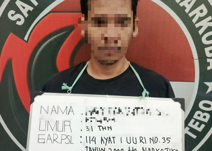 Satresnarkoba Polres Tebo Ungkap Jaringan Peredaran Sabu, Dua Pelaku Diamankan dengan BB 6,98 Gram