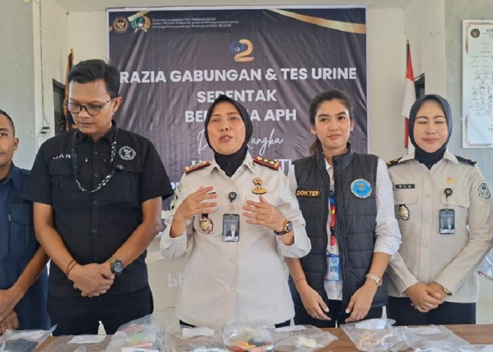 Operasi Gabungan di Lapas Perempuan Jambi: Botol Kaca hingga Tali Jemuran Disita