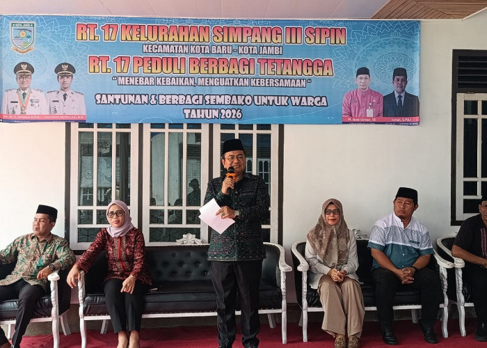 Walikota Maulana Apresiasi Program “RT 17 Peduli Berbagi”, Contoh Nyata Gotong Royong Warga di Kota Jambi