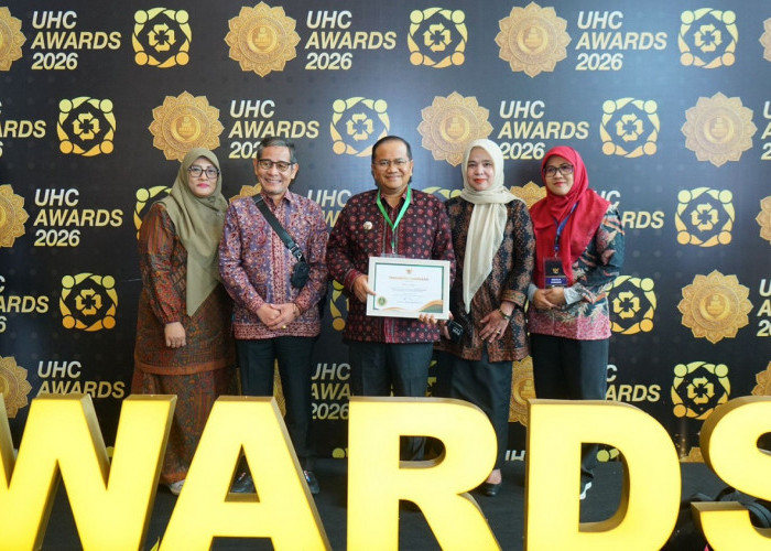 Peduli Terhadap Jaminan Kesehatan, Pemkot Jambi Raih Penghargaan UHC 2026 Kategori Pratama