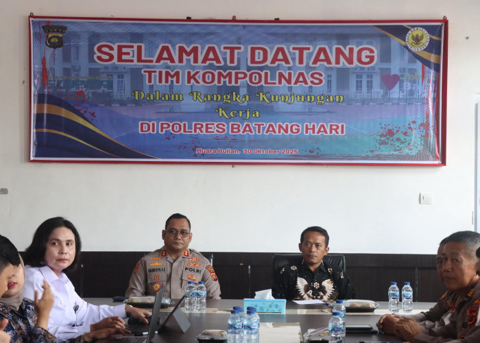 Sambangi Polres Batang Hari, Kompolnas Tekankan Pemulihan Kepercayaan Publik