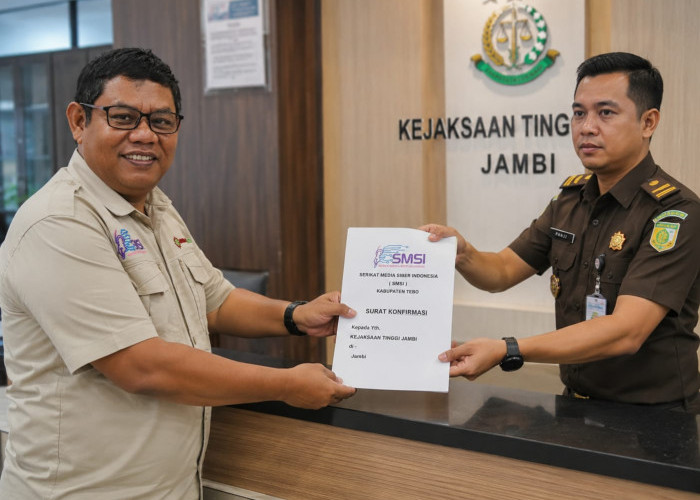 Di Hari Bhakti Adhyaksa, SMSI Tebo Tantang Kejati Jambi Jelaskan Penghentian Dugaan Korupsi 14 Proyek PUPR