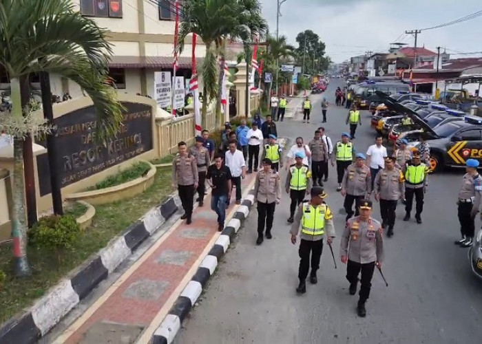 Kapolda Jambi Irjen Pol Rusdi Periksa Persiapan Pengamanan Pilkada di Kerinci