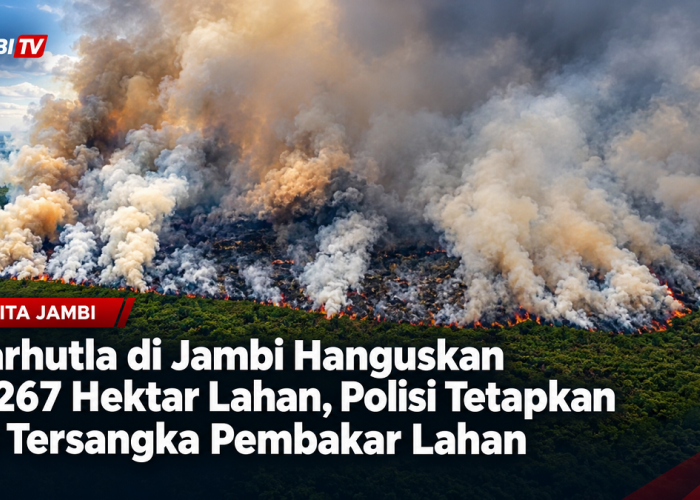 Karhutla di Jambi Hanguskan 4.267 Hektar Lahan, Polisi Tetapkan 18 Tersangka Pembakar Lahan