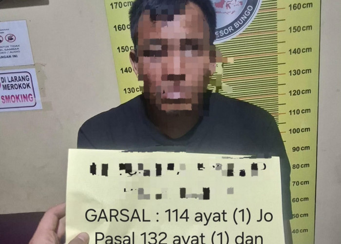 Edarkan 33,77 Gram Sabu, Dua Pria di Bungo Diamankan Polisi, Senpi Rakitan Ikut Disita