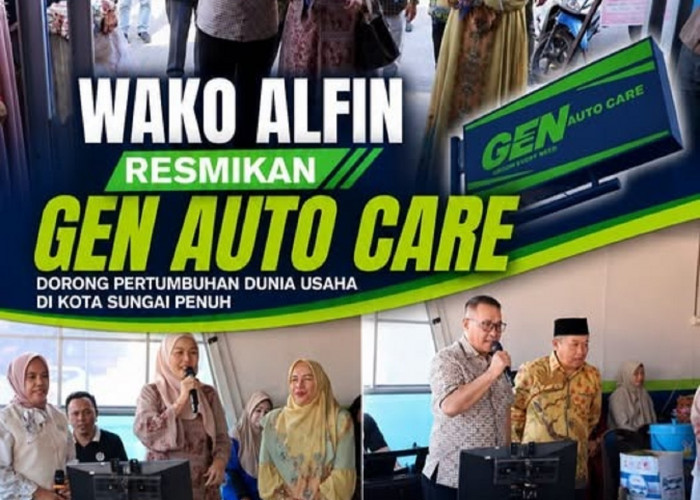 Wako Alfin Resmikan Gen Auto Care, Perkuat Pertumbuhan Dunia Usaha