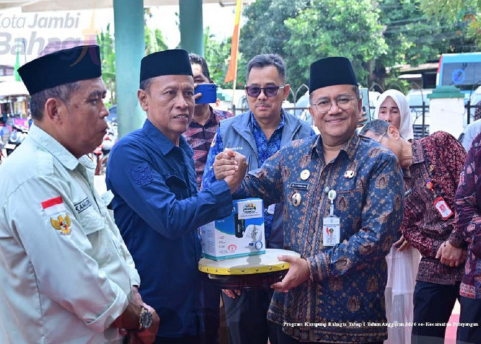 Maulana Serah Terima Program Kampung Bahagia Tahap I se- Kecamatan Pelayangan Tahun 2026
