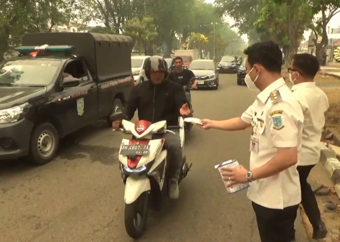 ISPU Kota Jambi Capai 266, Pemkot Bagikan 25 Ribu Masker