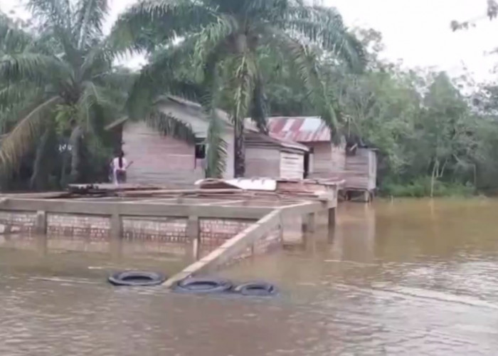 Puluhan Unit Rumah Warga di Muara Tembesi Mulai Digenangi Banjir