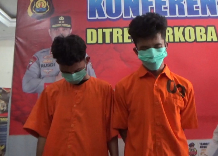 Dua Tersangka Narkoba Sabu dan Ekstasi Jaringan Malaysia Ditangkap Polda Jambi