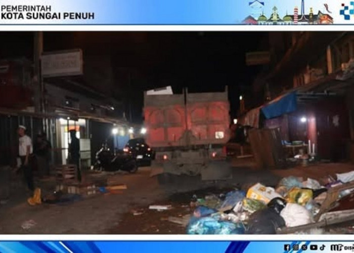 Sekda Alpian Kembali Pantau Kondisi Pasar Tanjung Bajure, Tekankan Kebersihan
