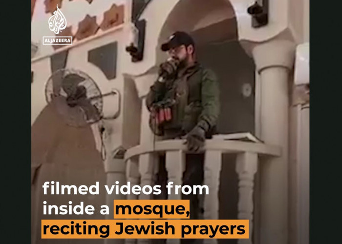 Terkutuk !!! Tentara Israel Lantunkan Do’a Yahudi dan Lagu Hannukah di Masjid Jenin Setelah Melakukan Serangan