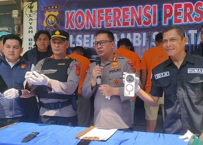 Komplotan Jambret di Kota Jambi Diringkus, Sudah Beraksi di 7 TKP