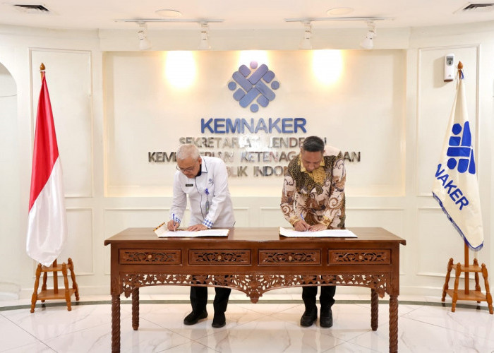 Kemnaker dan BPD HIPMI Jaya Teken Kesepahaman Bersama untuk Tingkatkan Keterampilan Tenaga Kerja